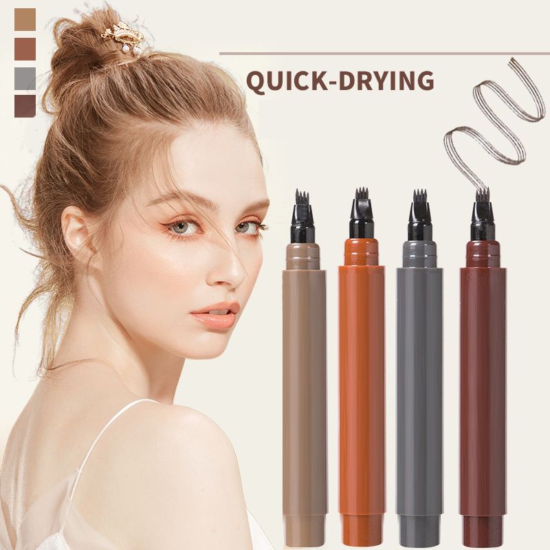🧔 BUY 1 GET 1 FREE! ✏️ Waterproof 4-Tip Beard & Eyebrow Pen – Smudge-Proof, Natural Look & Long-Lasting 🌟