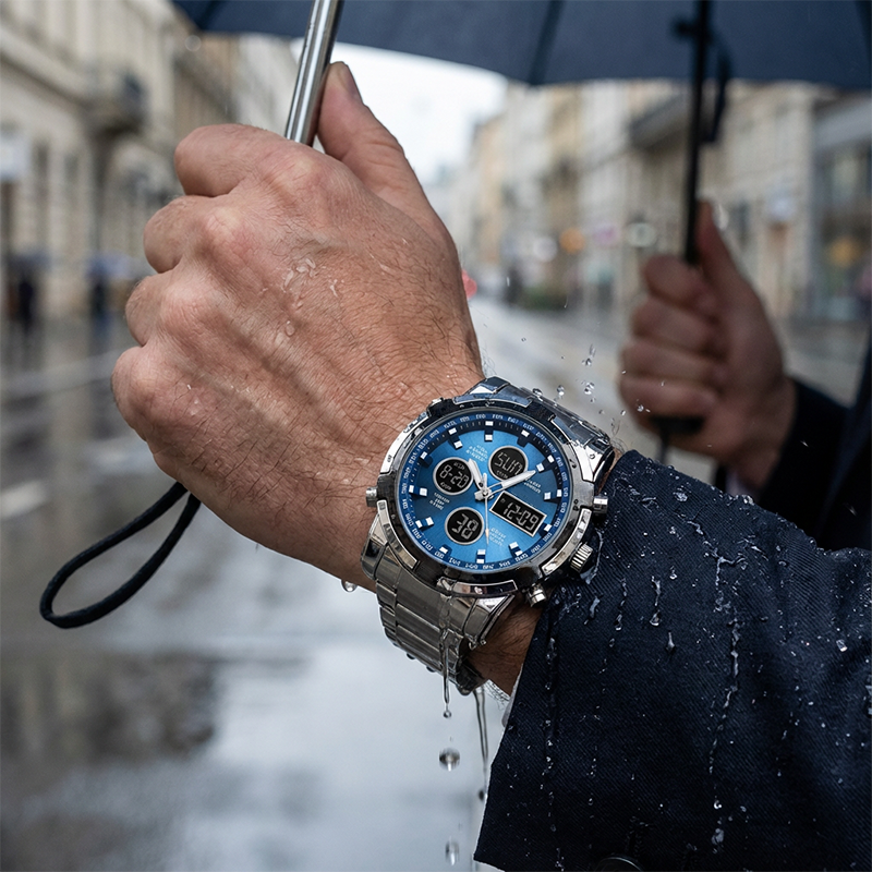 📢📢60%  OFF !! ⏰Men's Waterproof Military Analog-Digital Watches