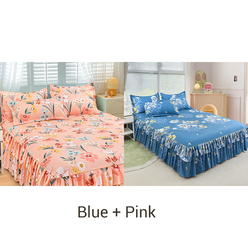 ⏳Limited-time 50% off⏰3-Piece Ruffled Bed Skirt Set🛏️