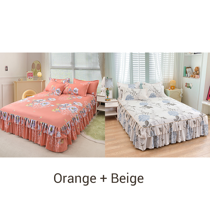 ⏳Limited-time 50% off⏰3-Piece Ruffled Bed Skirt Set🛏️