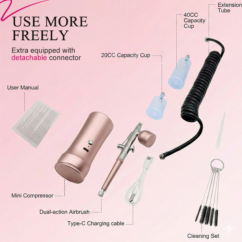 📢📢60%  OFF NOW!!⏰Cordless Airbrush Kit with Compressor