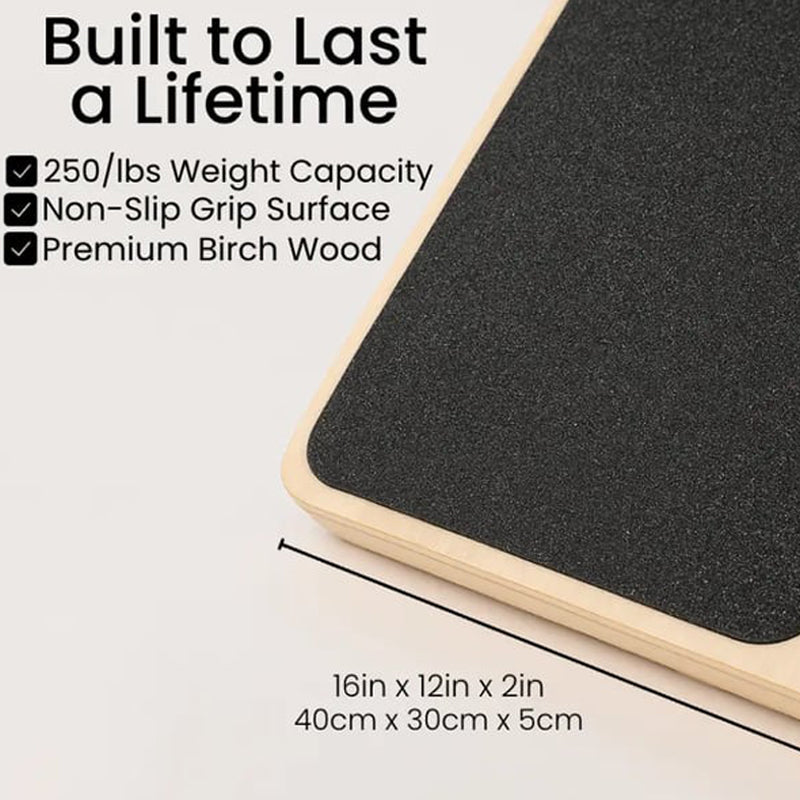Adjustable Wooden Slant Board for Calf Stretching