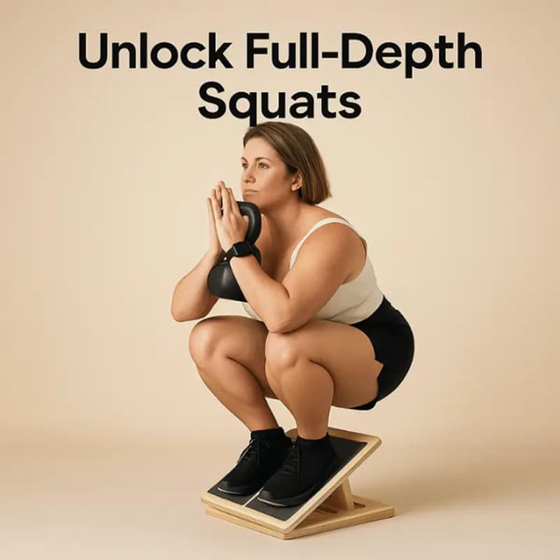 Adjustable Wooden Slant Board for Calf Stretching
