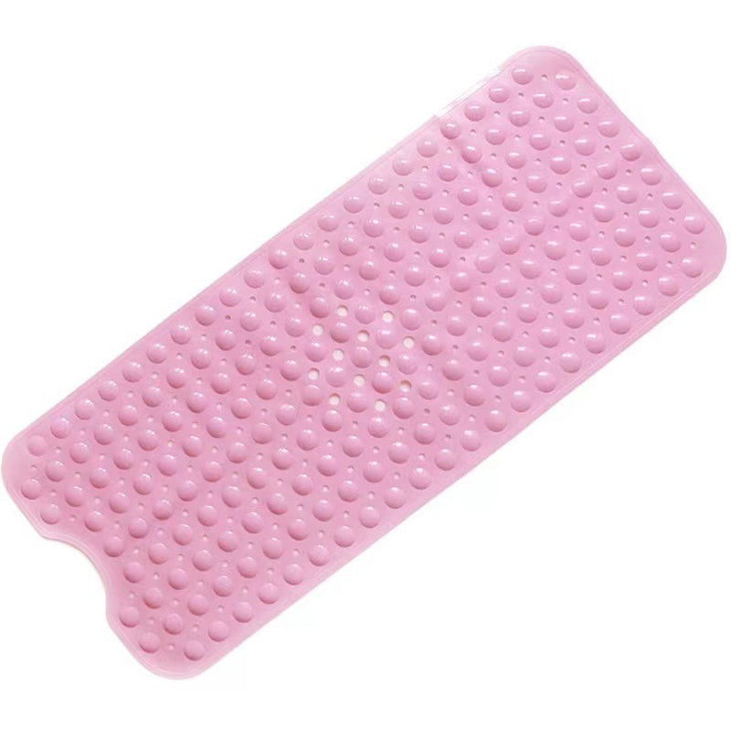 ZENO Bath Mat 100x40cm | Non-Slip Anti-Mould | 200 Suction Cups with Drain Holes | Large Rubber | Machine Washable & Durable