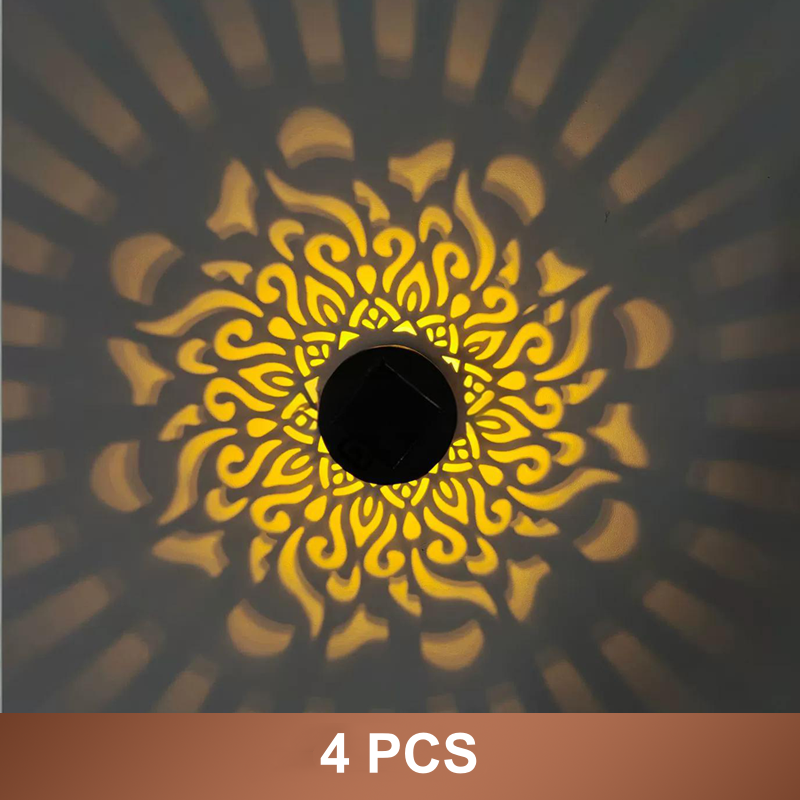 📢📢50% OFF !!!⏰Solar-Powered Mandala Projector Light