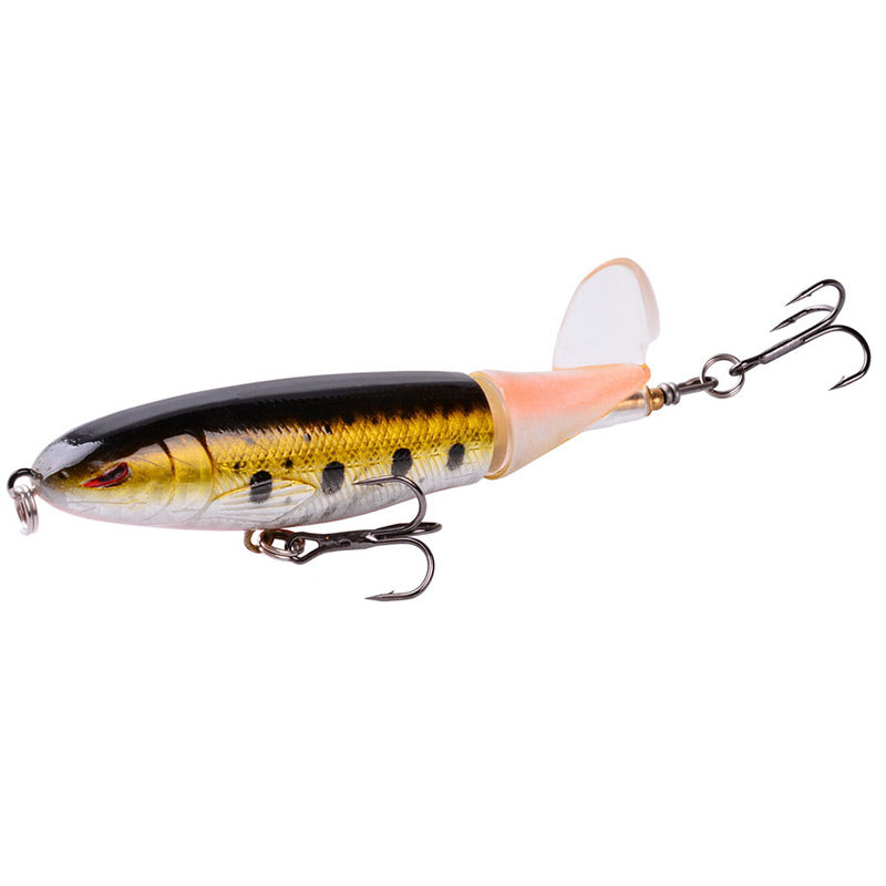 🎣 LIMITED-TIME 50% OFF! ✨ Propeller Floating Lure – Rotating Tail, 3D Eyes, Dual-Section 🐟