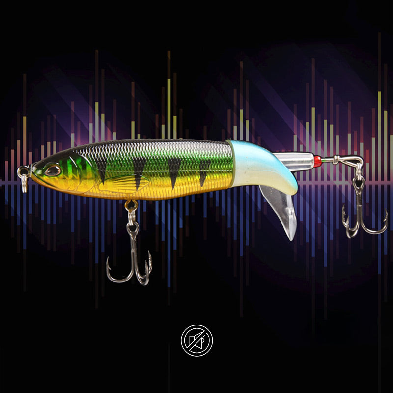 🎣 LIMITED-TIME 50% OFF! ✨ Propeller Floating Lure – Rotating Tail, 3D Eyes, Dual-Section 🐟