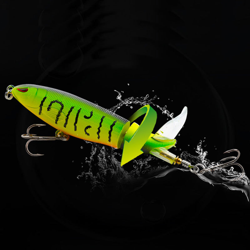 🎣 LIMITED-TIME 50% OFF! ✨ Propeller Floating Lure – Rotating Tail, 3D Eyes, Dual-Section 🐟