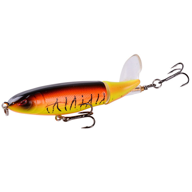 🎣 LIMITED-TIME 50% OFF! ✨ Propeller Floating Lure – Rotating Tail, 3D Eyes, Dual-Section 🐟