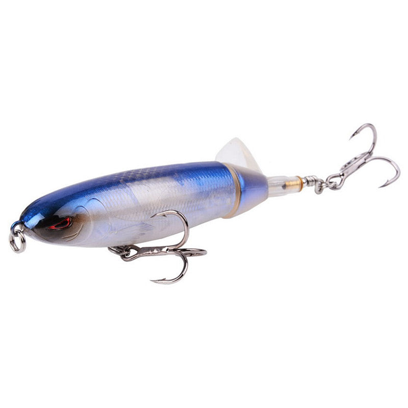🎣 LIMITED-TIME 50% OFF! ✨ Propeller Floating Lure – Rotating Tail, 3D Eyes, Dual-Section 🐟