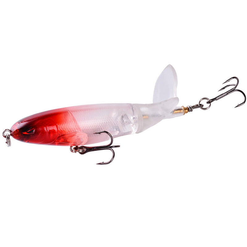 🎣 LIMITED-TIME 50% OFF! ✨ Propeller Floating Lure – Rotating Tail, 3D Eyes, Dual-Section 🐟