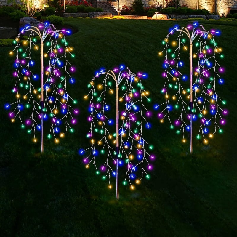 🎁2026 New Arrivals 50% OFF💥Solar Garden Lights Outdoor Decor – 100 LEDs, IP55 Waterproof, Easy Install 🌙
