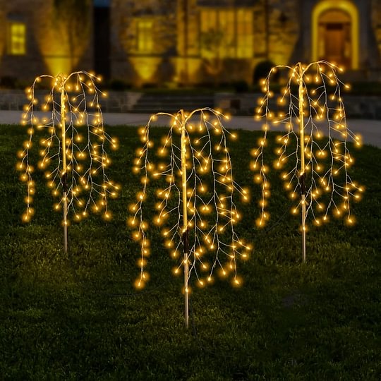 🎁2026 New Arrivals 50% OFF💥Solar Garden Lights Outdoor Decor – 100 LEDs, IP55 Waterproof, Easy Install 🌙