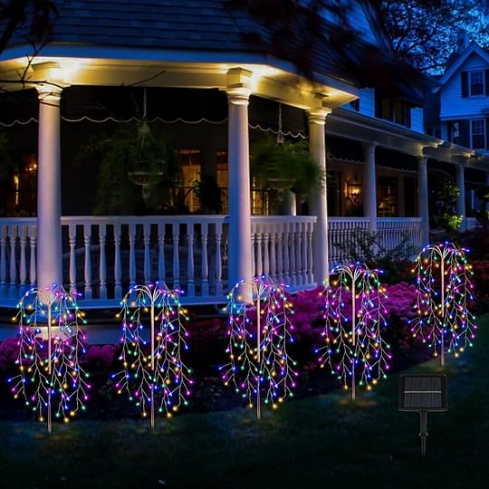 🎁2026 New Arrivals 50% OFF💥Solar Garden Lights Outdoor Decor – 100 LEDs, IP55 Waterproof, Easy Install 🌙