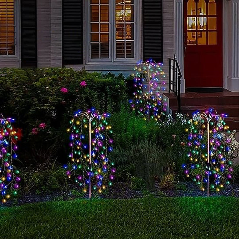 🎁2026 New Arrivals 50% OFF💥Solar Garden Lights Outdoor Decor – 100 LEDs, IP55 Waterproof, Easy Install 🌙