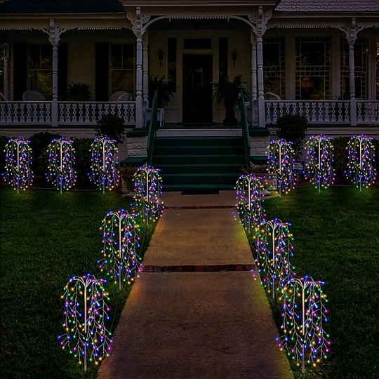 🎁2026 New Arrivals 50% OFF💥Solar Garden Lights Outdoor Decor – 100 LEDs, IP55 Waterproof, Easy Install 🌙
