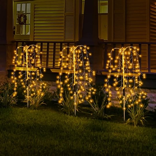 🎁2026 New Arrivals 50% OFF💥Solar Garden Lights Outdoor Decor – 100 LEDs, IP55 Waterproof, Easy Install 🌙