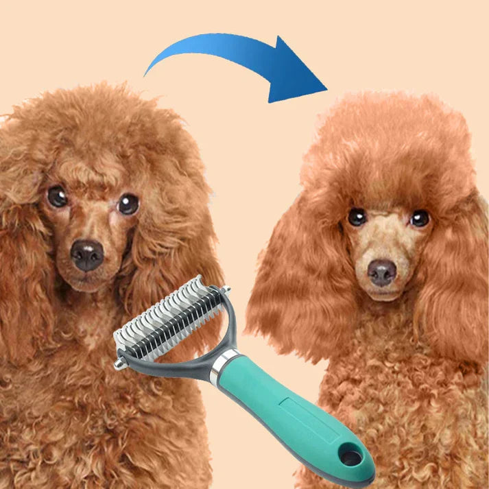 📢📢40% OFF !! ⏰Dual-Sided Pet Grooming Comb for Dogs & Cats