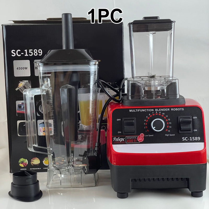 🥤 50% OFF NOW! ⚡ High-Speed Professional Countertop Blender – 4500W Motor, 15 Speeds & 6 Stainless Steel Blades 🍓