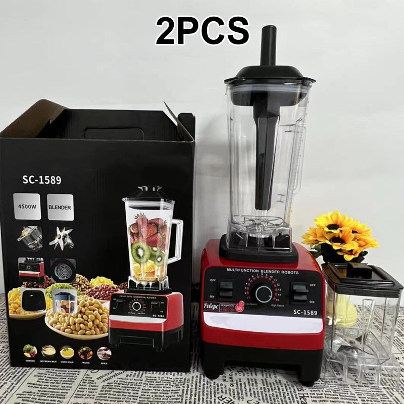 🥤 50% OFF NOW! ⚡ High-Speed Professional Countertop Blender – 4500W Motor, 15 Speeds & 6 Stainless Steel Blades 🍓