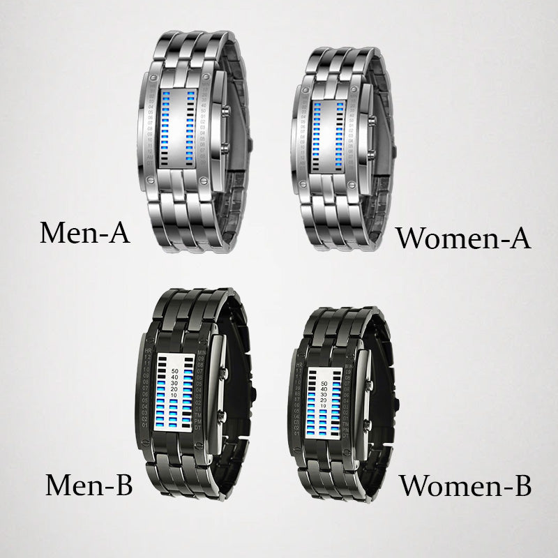 "Only Geeks Get It" 🤓 | Cyberpunk Binary LED Watch