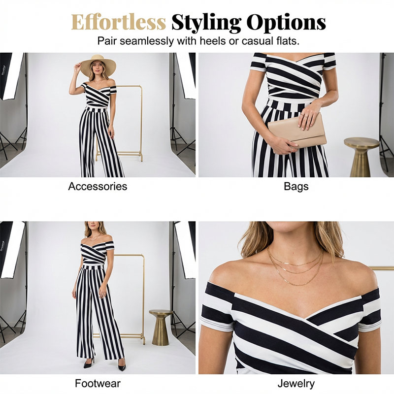 💐50% OFF ! Last Day – Trendy Wide-Leg Jumpsuit 💃🌟【Flash Sale】