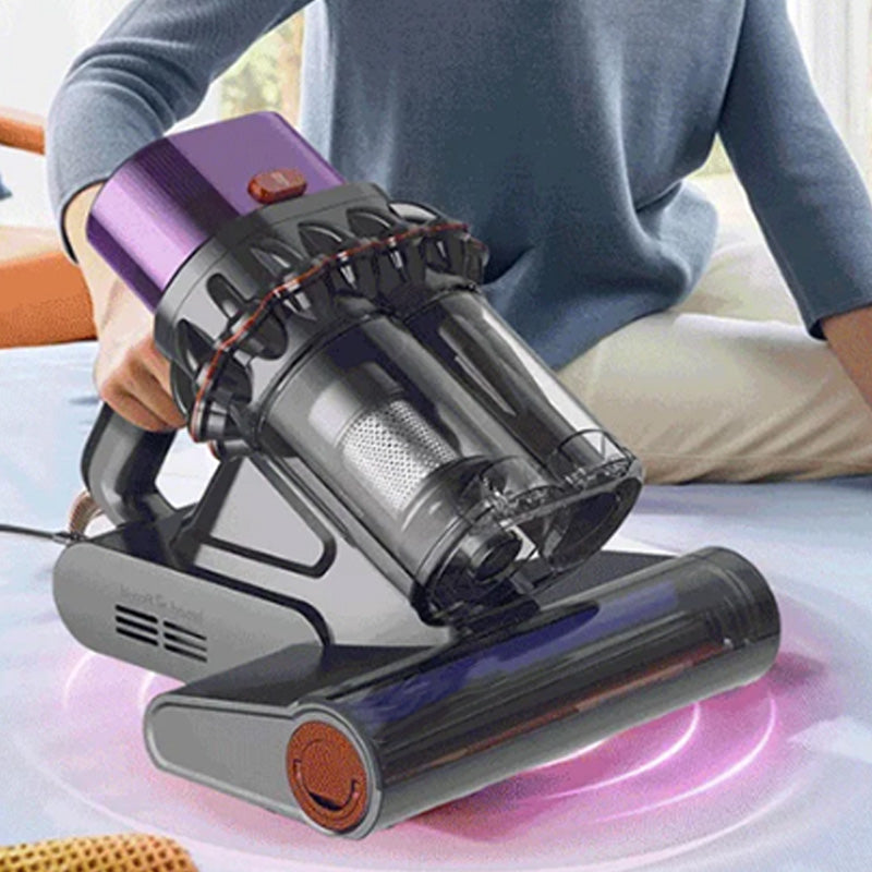 14kPa Dual-Cup UV Vacuum for Bed – Deep Clean Mattress, Sofa & Carpet, HEPA Filtration