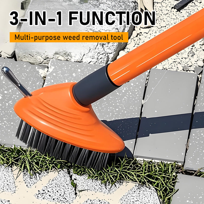 🌿 50% OFF NOW! 🧹 3-in-1 Weeding Wire Brush Tools Set – Durable Steel Brushes, Ergonomic Handle & Perfect for Patios, Driveways & Garden Paths 🏡