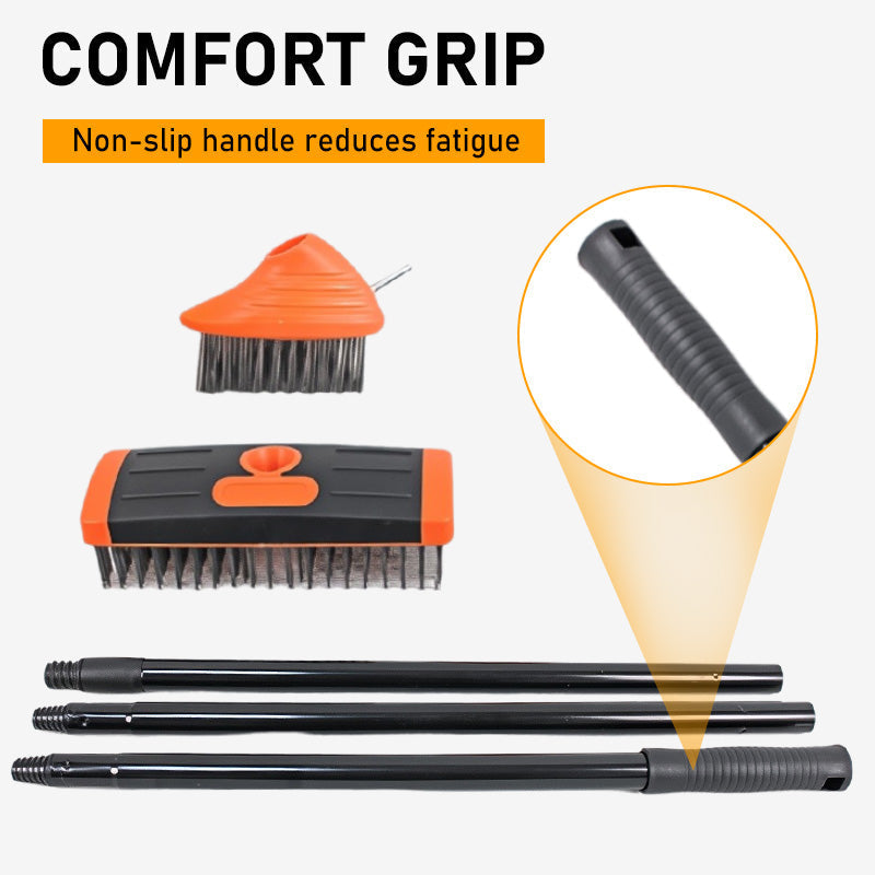🌿 50% OFF NOW! 🧹 3-in-1 Weeding Wire Brush Tools Set – Durable Steel Brushes, Ergonomic Handle & Perfect for Patios, Driveways & Garden Paths 🏡