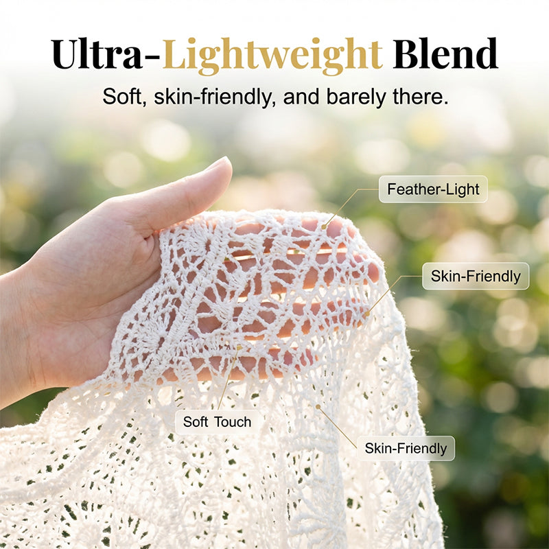 👚 60% OFF NOW! 🌸 Women's Vintage-Inspired Lace Cover-Up Blouse – Delicate Lace, Flowy Fit & Perfect for Layering or a Romantic Look ✨