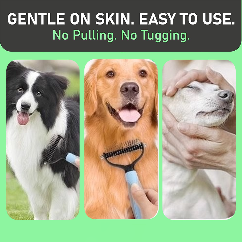 📢📢40% OFF !! ⏰Dual-Sided Pet Grooming Comb for Dogs & Cats