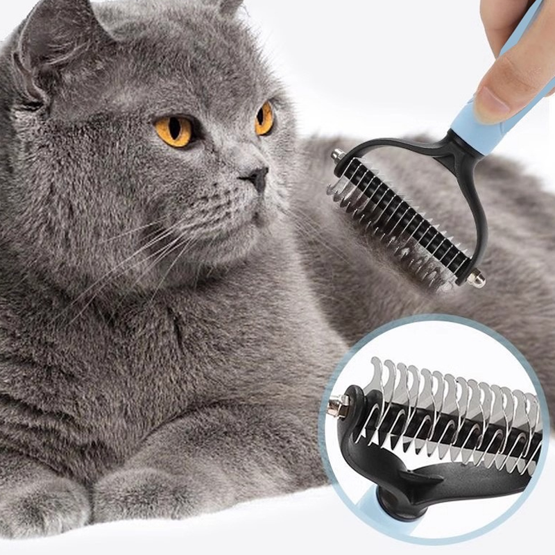 📢📢40% OFF !! ⏰Dual-Sided Pet Grooming Comb for Dogs & Cats
