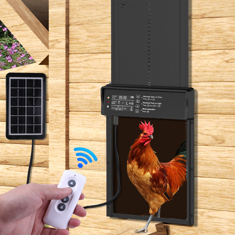 📢📢40% OFF !! ⏰Solar Automatic Chicken Coop Door