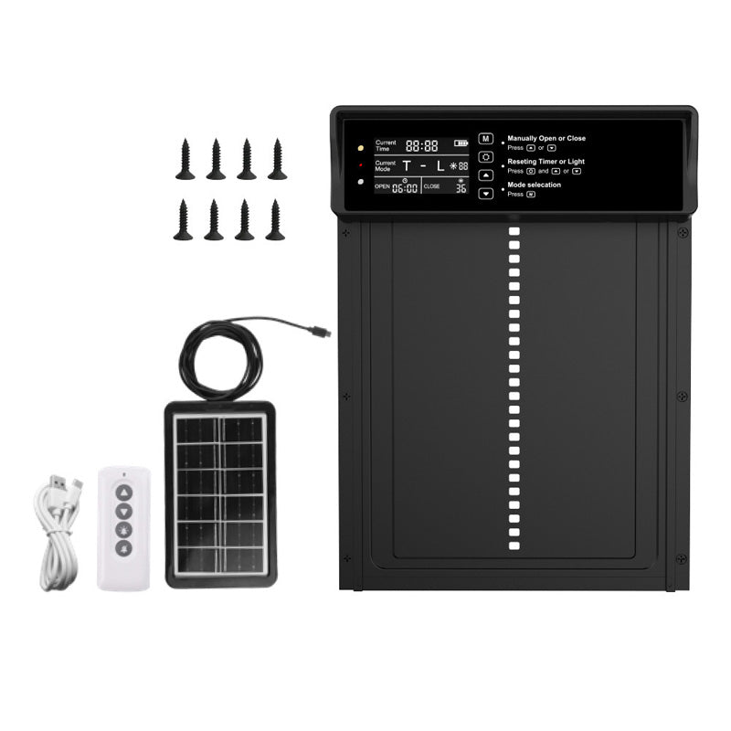 📢📢40% OFF !! ⏰Solar Automatic Chicken Coop Door