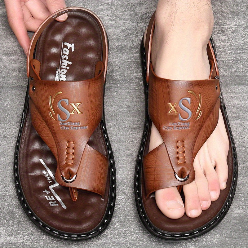 📢📢30% OFF !! ⏰Breathable Soft Leather Outdoor Sandals for Men in Plus Sizes