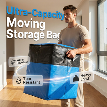 🧳 LIMITED-TIME 50% OFF! ✨ Collapsible Storage & Moving Bag – Extra Large, Heavy-Duty, Water-Resistant 📦