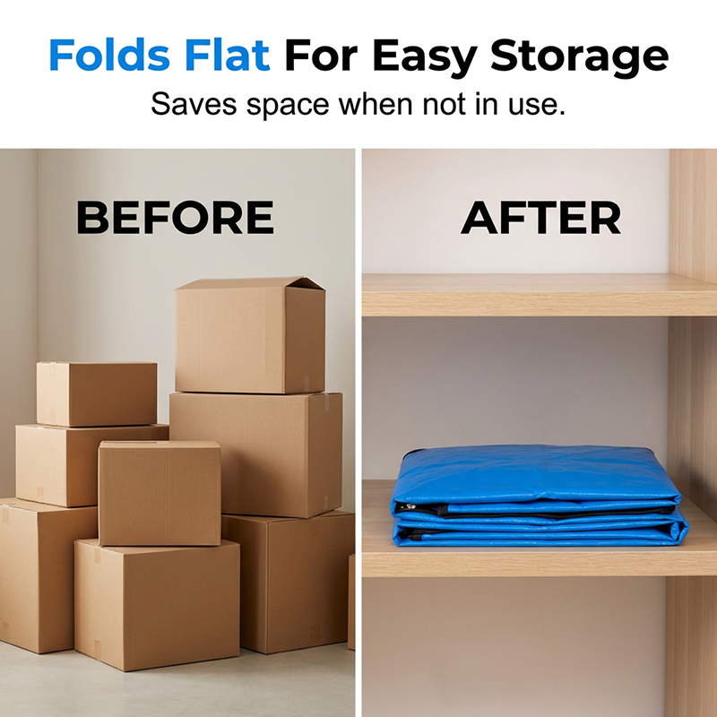 🧳 LIMITED-TIME 50% OFF! ✨ Collapsible Storage & Moving Bag – Extra Large, Heavy-Duty, Water-Resistant 📦