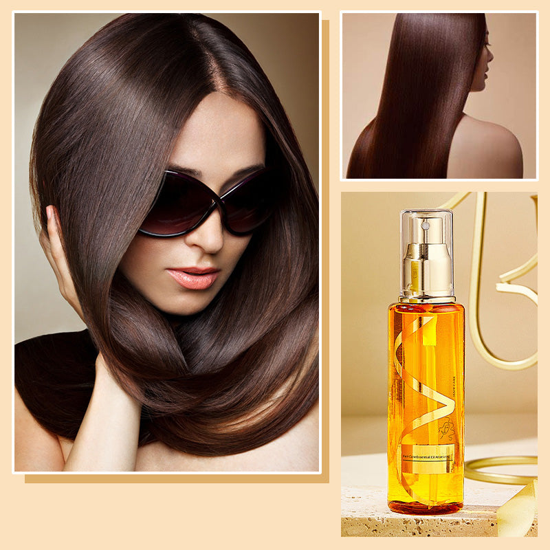 ⏰Final 3 hours Special Price £9.99! 💐BUY 2 GET 1 FREE!🏆#1 Best Seller 💕⚡Moisturizing & Strengthening Silky Hair Oil