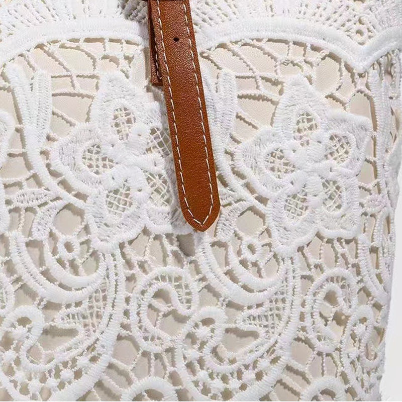 Vintage Lace Shoulder Bag – Elegant Crossbody Purse for Every Occasion 🤍