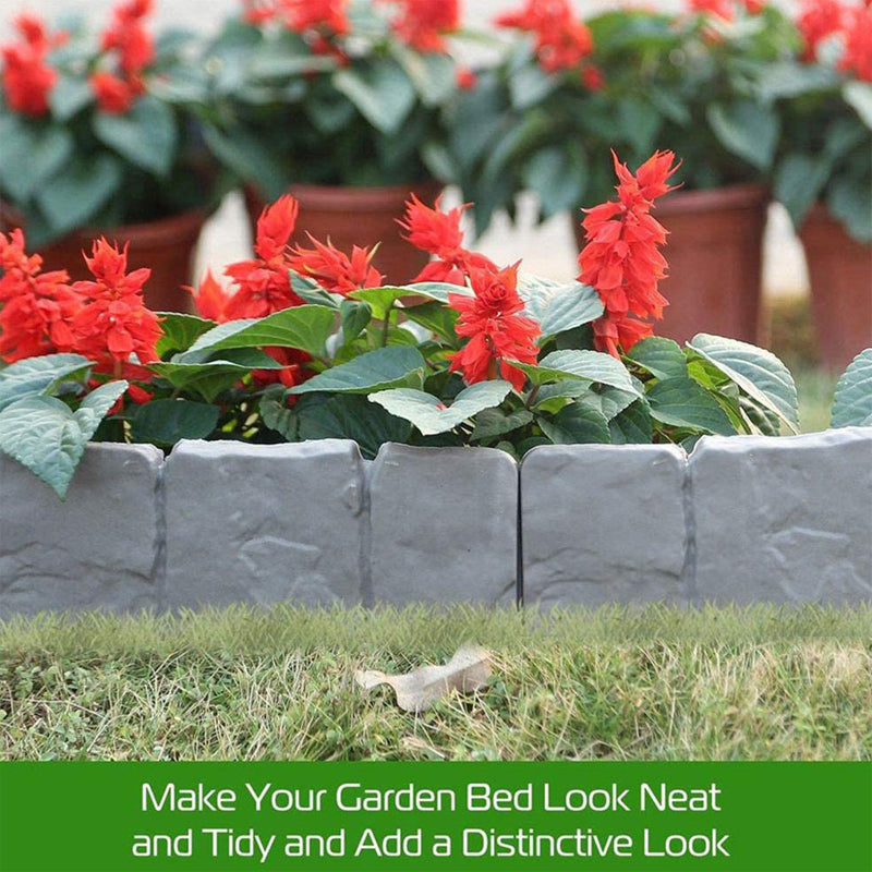 ⏰🔥LIMITED TIME 50% OFF! 🏡 Imitation Stone Garden Fence – Realistic Look, Easy Install & Expandable Design 🌿✨