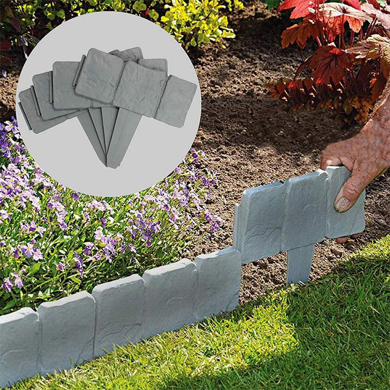 ⏰🔥LIMITED TIME 50% OFF! 🏡 Imitation Stone Garden Fence – Realistic Look, Easy Install & Expandable Design 🌿✨