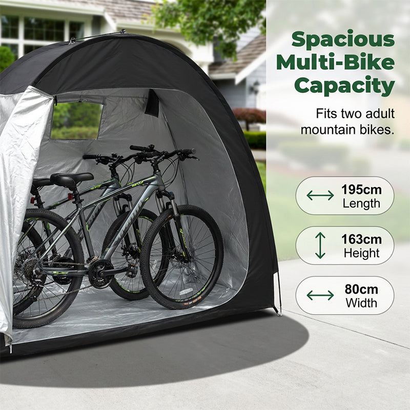 Multi-Purpose Portable Outdoor Storage Shed for Bikes