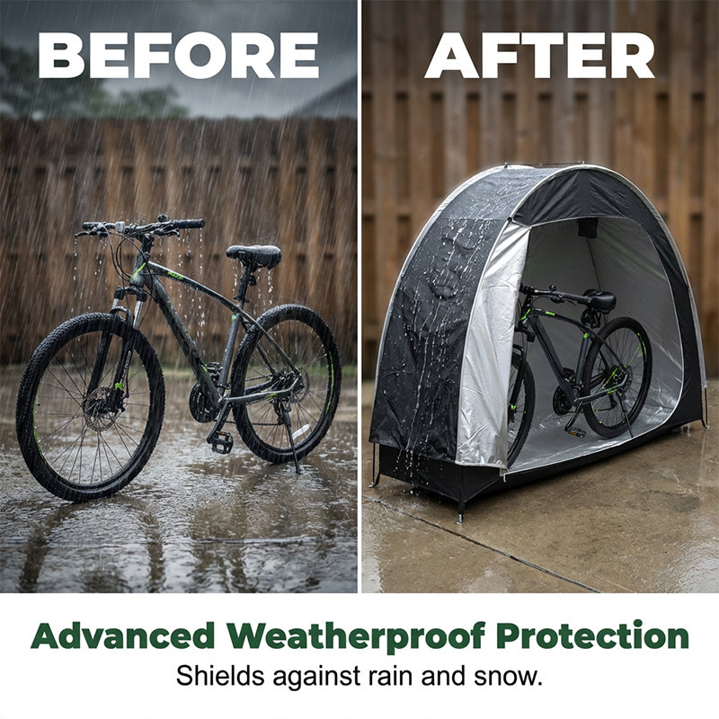 Multi-Purpose Portable Outdoor Storage Shed for Bikes