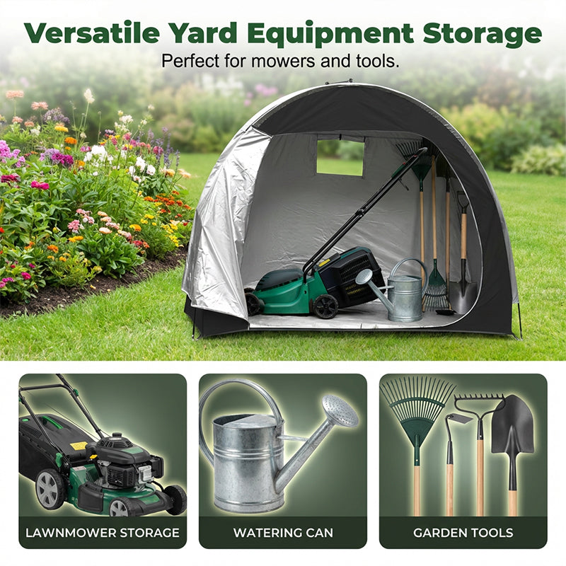 Multi-Purpose Portable Outdoor Storage Shed for Bikes
