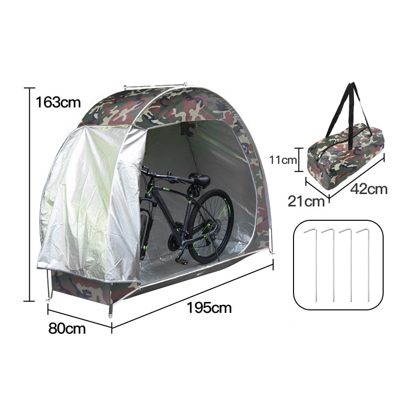 Multi-Purpose Portable Outdoor Storage Shed for Bikes