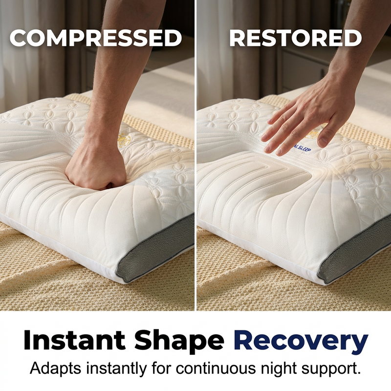 📢📢50% OFF !!! ⏰Ergonomic Latex Pillow for Neck Support