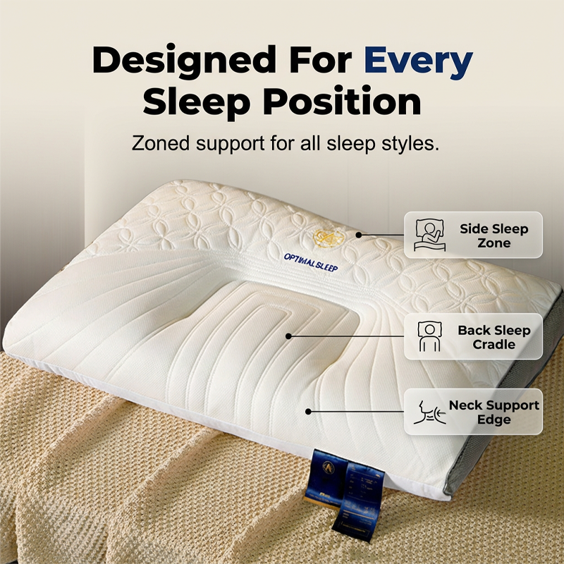 📢📢50% OFF !!! ⏰Ergonomic Latex Pillow for Neck Support