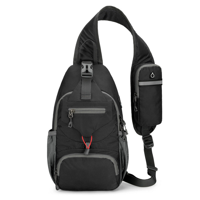 🎒 LIMITED-TIME 50% OFF! ✨ Men's Outdoor Sling Bag – Multi-Pocket, Water-Resistant, Breathable Back 🌦️