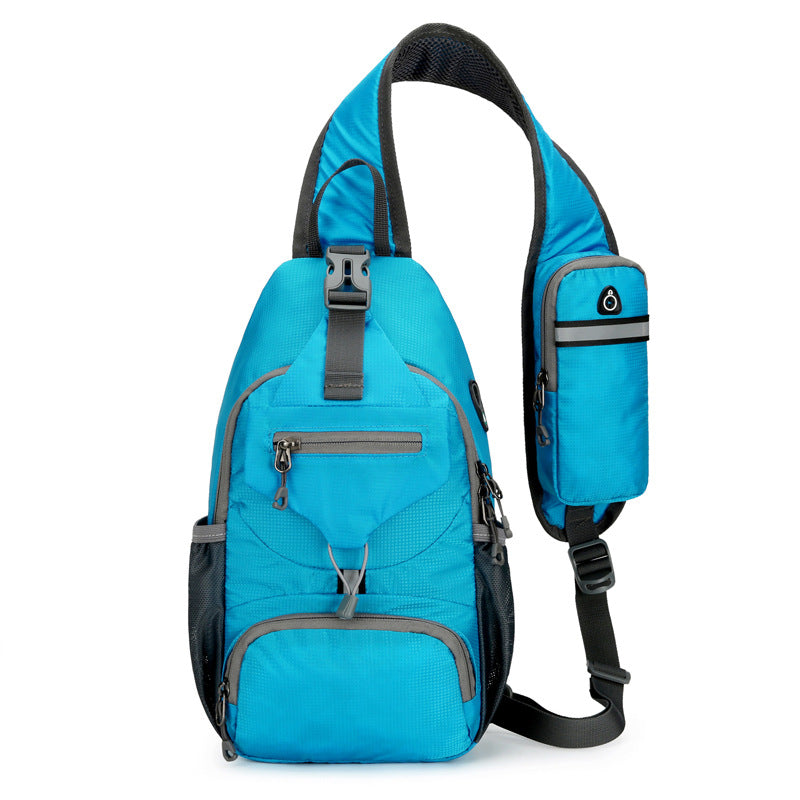 🎒 LIMITED-TIME 50% OFF! ✨ Men's Outdoor Sling Bag – Multi-Pocket, Water-Resistant, Breathable Back 🌦️