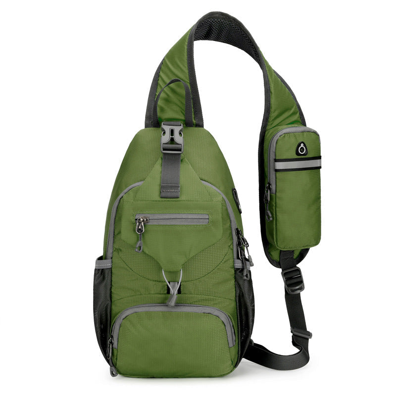 🎒 LIMITED-TIME 50% OFF! ✨ Men's Outdoor Sling Bag – Multi-Pocket, Water-Resistant, Breathable Back 🌦️